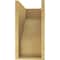 Ekena Millwork 9"W x 18"D x 18"H Classic Clemmons Rough Cedar Woodgrain TimberThane Corbel, Primed Tan CORUR09X18X18CLERCPR - alternate 6